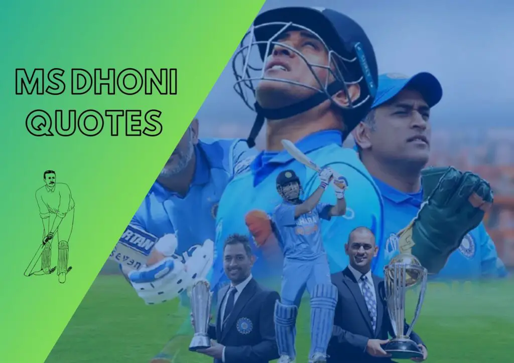 100+ MS Dhoni Quotes - Shayari Baba