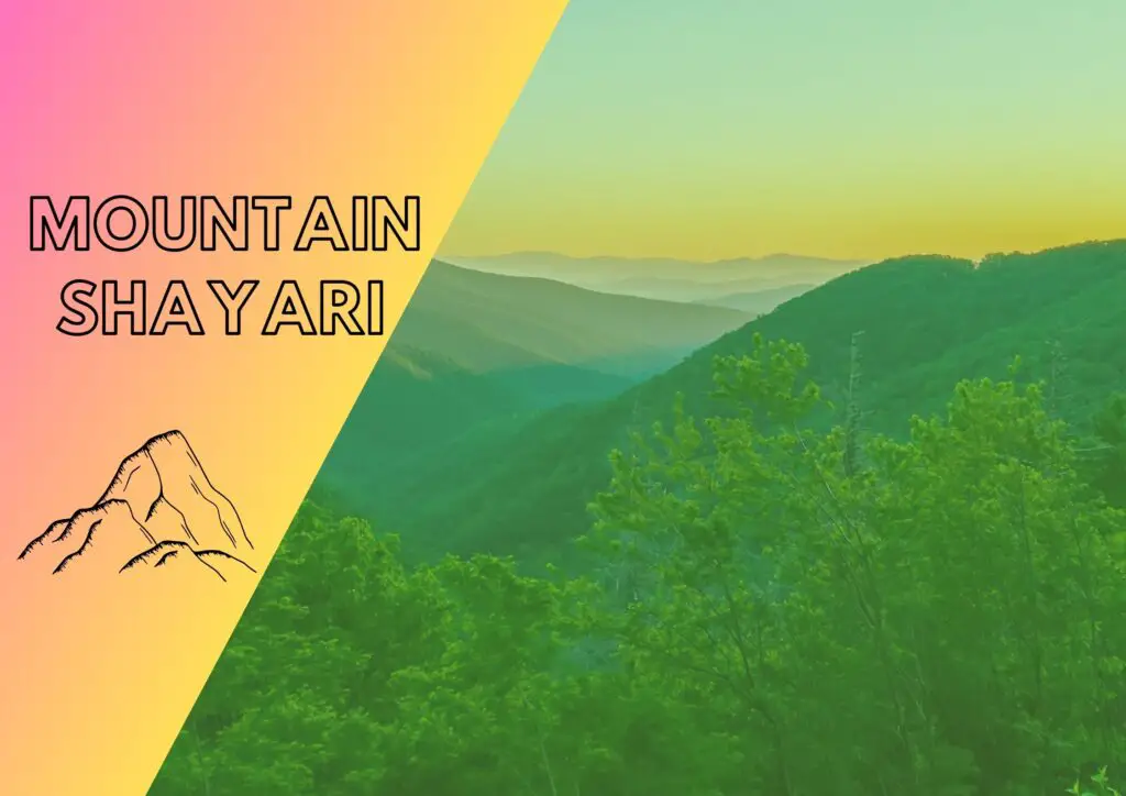 Mountain Shayari