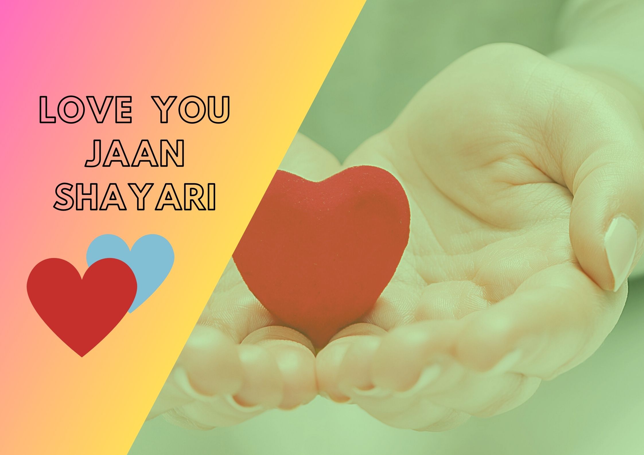 I Love You Jaan Shayari | लव यू जान शायरी