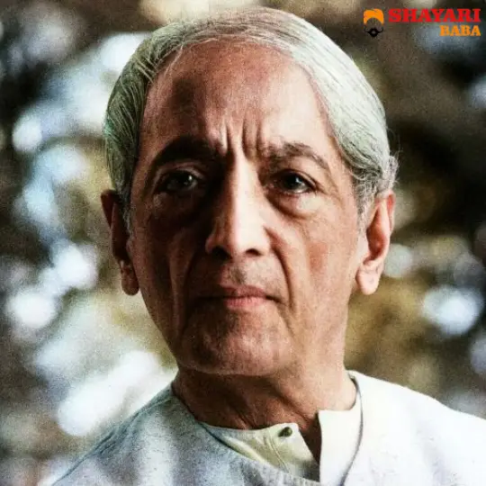 JIDDU KRISHNAMURTI